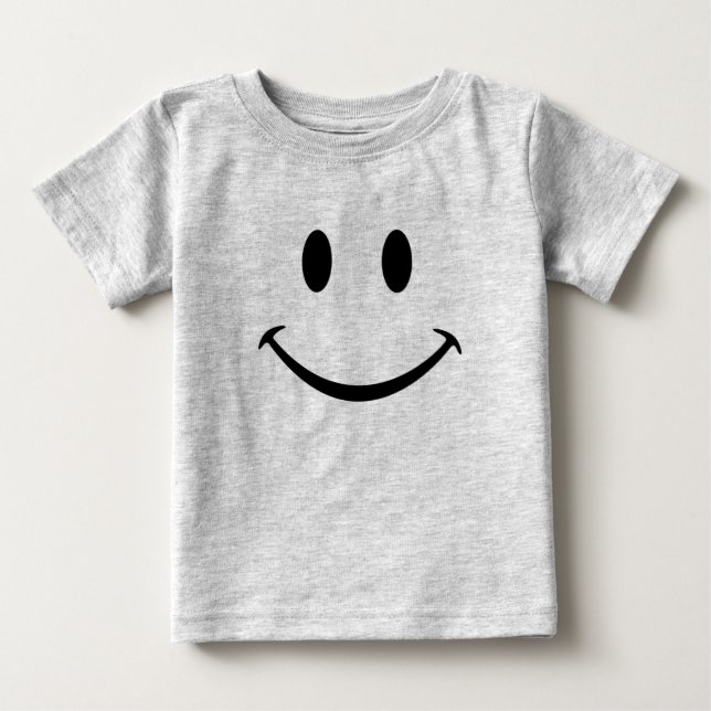 T-shirt Pour Bébé bébé de visage (Devant)