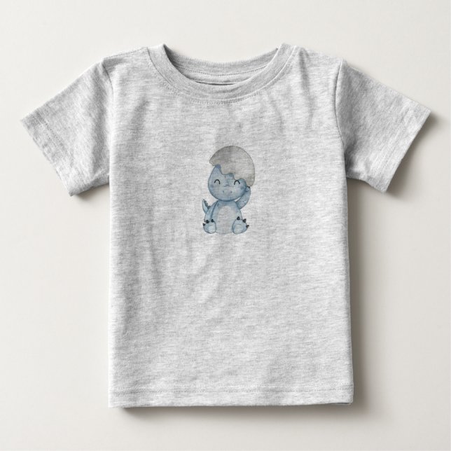 T-shirt Pour Bébé bébé dino (Devant)