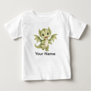 T-shirt Pour Bébé Bébé Dragon Enfant Personnalisé Fantaisiste