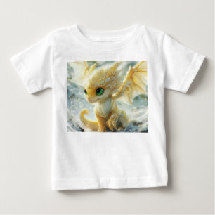 T-shirt Pour Bébé Bébé Dragon Jaune