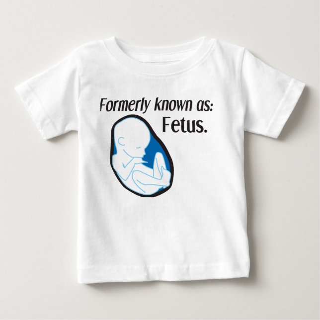T-shirt Pour Bébé Bébé drôle - autrefois connu sous le nom de : (Devant)