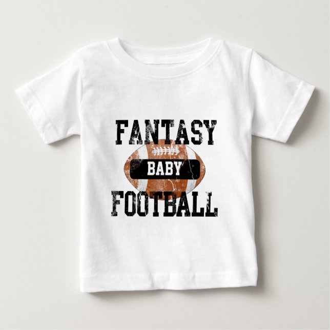 T-shirt Pour Bébé Bébé du football d'imaginaire (Devant)
