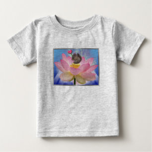 T-shirt Pour Bébé Bébé écureuil adorable au cœur doux