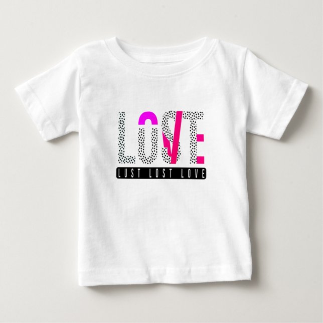 T-shirt Pour Bébé Bébé en texte clair (Devant)
