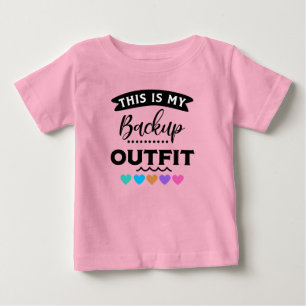 T-shirt Pour Bébé Bébé fille drôle en lettrage
