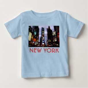 T-shirt Pour Bébé Bébé grimpeur de New York Bio Souvenir de New York