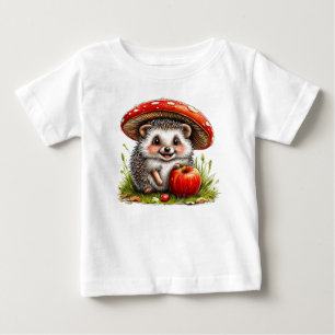 T-shirt Pour Bébé 🦔 Bébé Hérisson Mignon Cadeau Animal ✨
