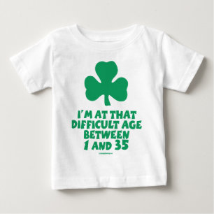 T-shirt Pour Bébé Bébé irlandais - je suis à cet âge difficile