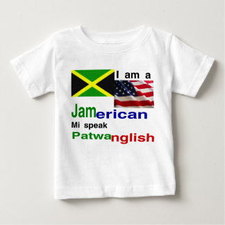 T-shirt Pour Bébé bébé jamaïcain américain