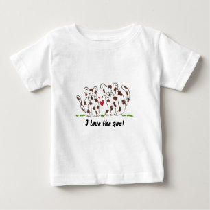 T-shirt Pour Bébé Bébé léopards