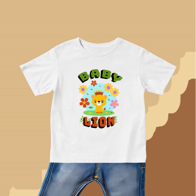 T-shirt Pour Bébé Bébé lion (Créateur téléchargé)