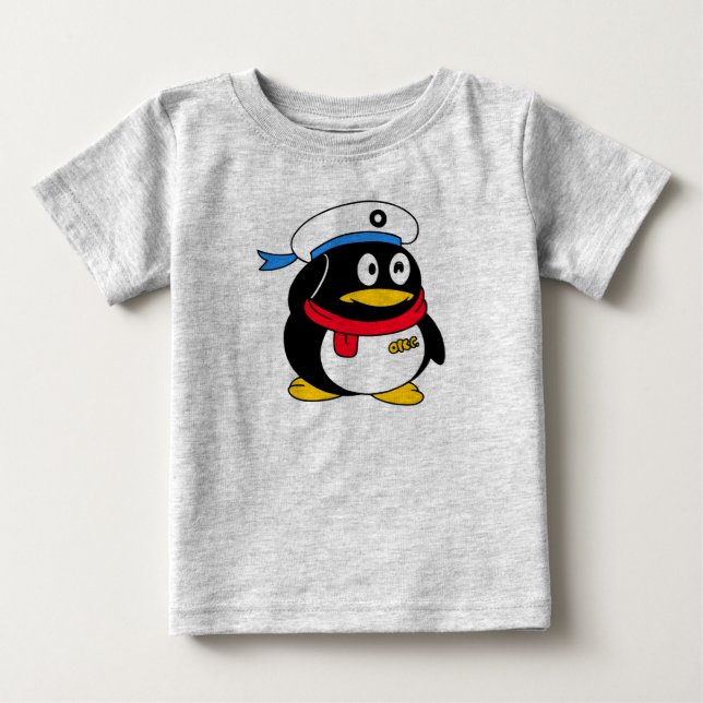 T-shirt Pour Bébé Bébé Marin (Devant)