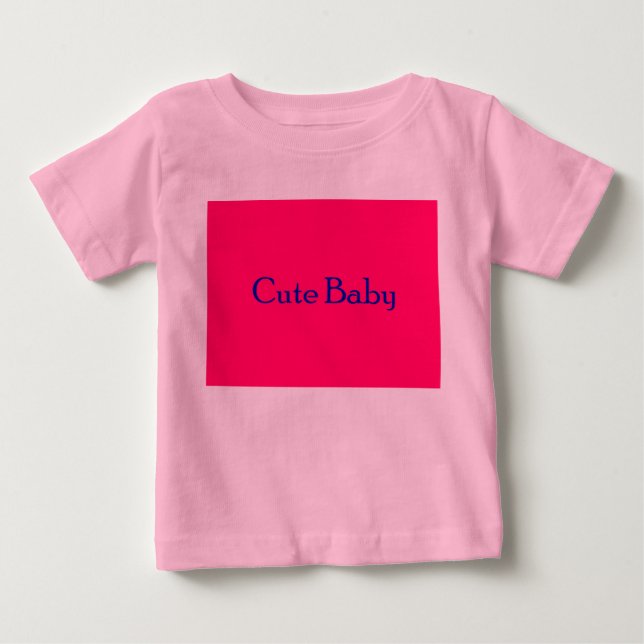 T-shirt Pour Bébé Bébé mignon (Devant)