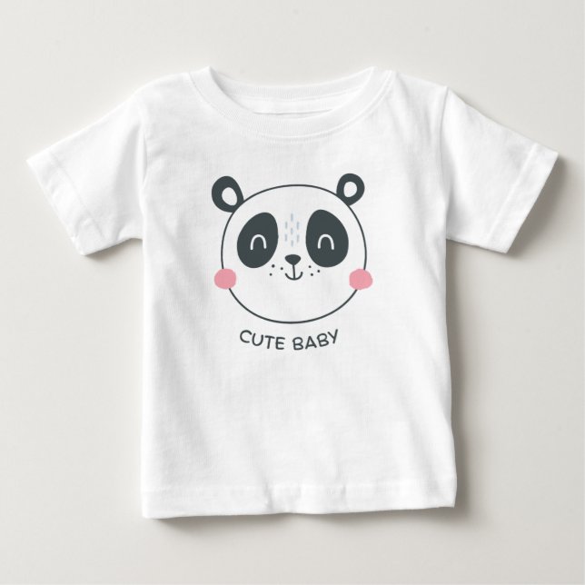 T-shirt Pour Bébé Bébé mignon  (Devant)