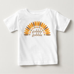 T-shirt Pour Bébé Bébé mignon à l'Action de grâce