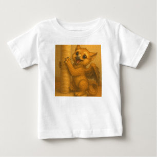 T-shirt Pour Bébé Bébé mignon gros oeil griffin à gratter post imagi