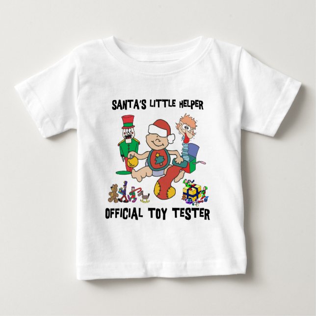 T-shirt Pour Bébé Bébé mignon Noël (Devant)