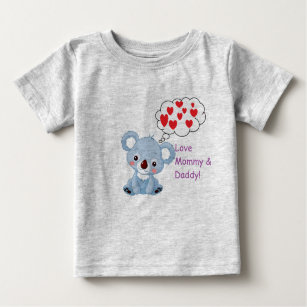 T-shirt Pour Bébé Bébé mignon Ours Koala