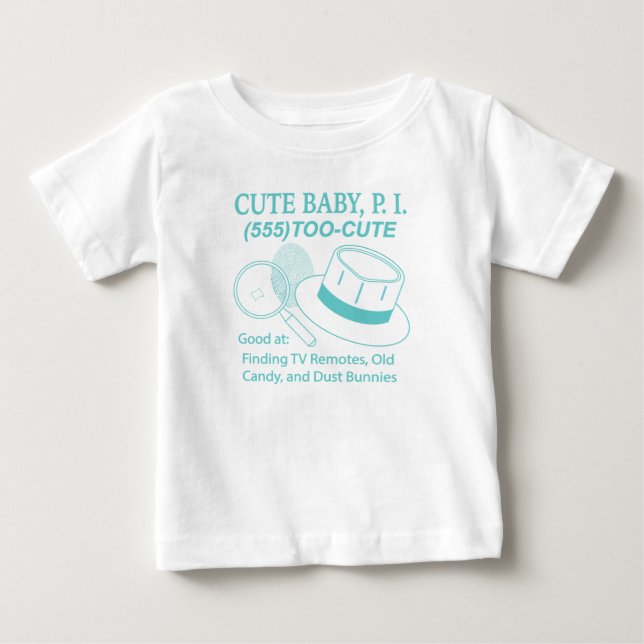 T-shirt Pour Bébé Bébé mignon P.I. (Devant)