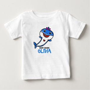 T-shirt Pour Bébé Bébé mignon requin Anniversaire