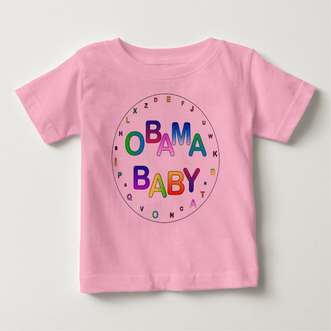 T-shirt Pour Bébé Bébé OBama (Devant)