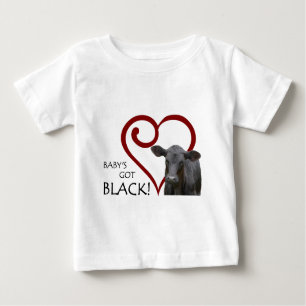 T-shirt Pour Bébé Bébé obtenu noir