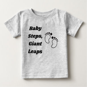 T-shirt Pour Bébé Bébé pas, Leaps géantes