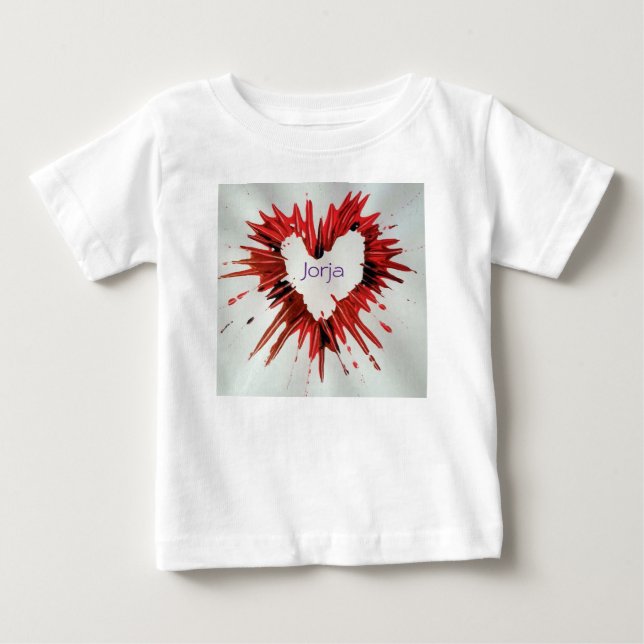 T-shirt Pour Bébé Bébé personnalisé (Devant)