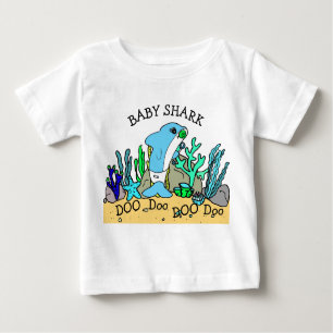T-shirt Pour Bébé Bébé personnalisé de requin de bébé