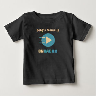 T-shirt Pour Bébé Bébé personnalisé sur radar