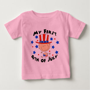T-shirt Pour Bébé Bébé premier 4 juillet