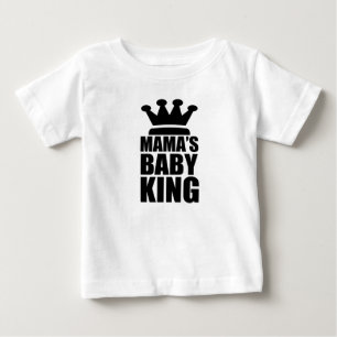 T-shirt Pour Bébé Bébé roi de maman