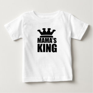 T-shirt Pour Bébé Bébé roi de maman