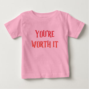 T-shirt Pour Bébé Bébé rose coloré aimer une fraise mignon amour