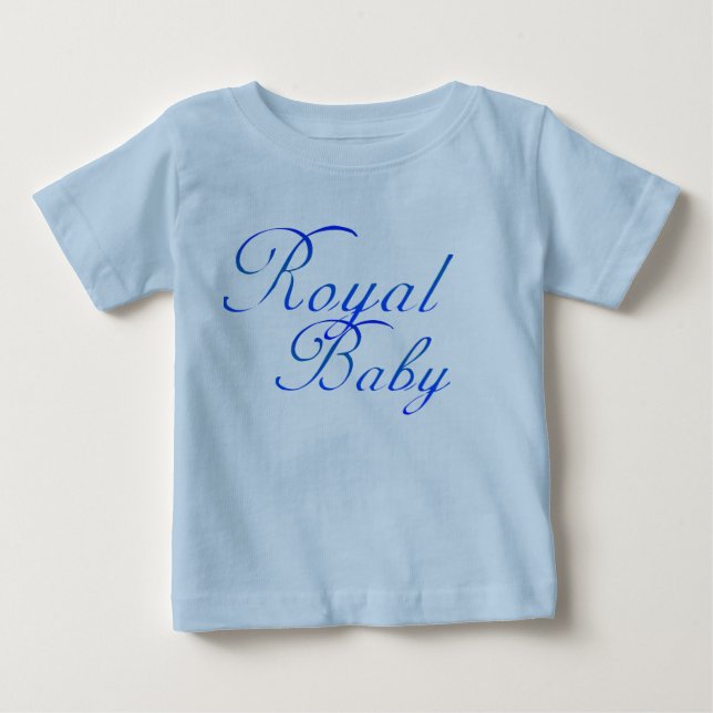 T-shirt Pour Bébé Bébé royal (Devant)