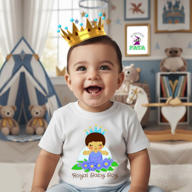 T-shirt Pour Bébé Bébé royal garçon (Créateur téléchargé)