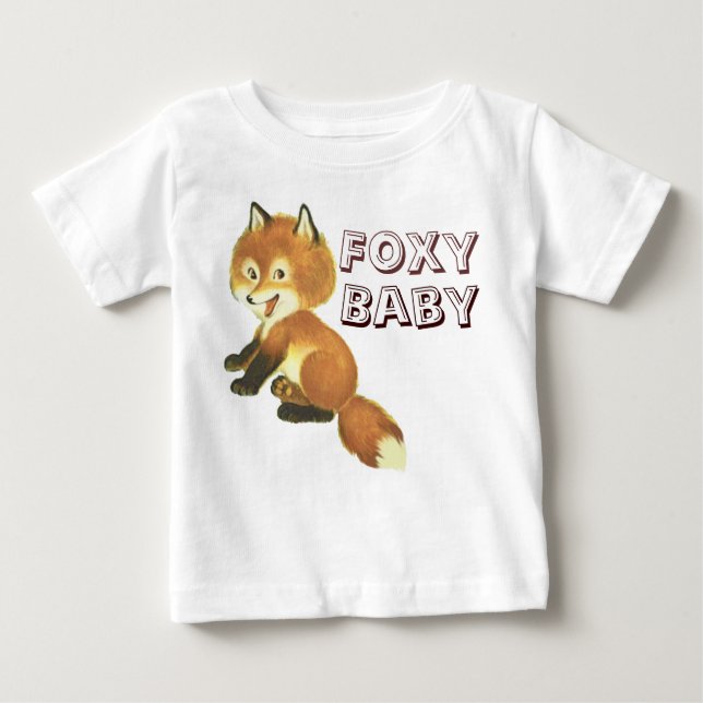 T-shirt Pour Bébé Bébé rusé (Devant)