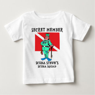 T-shirt Pour Bébé Bébé secret de Steve de SCAPHANDRE de membre