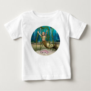 T-shirt Pour Bébé Bébé Sirène