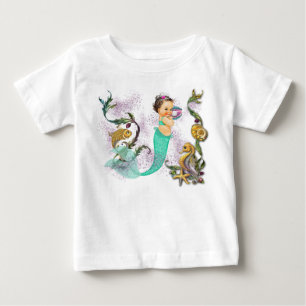 T-shirt Pour Bébé Bébé Sirène