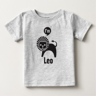 T-shirt Pour Bébé Bébé Tee - shirt-Lion de zodiaque