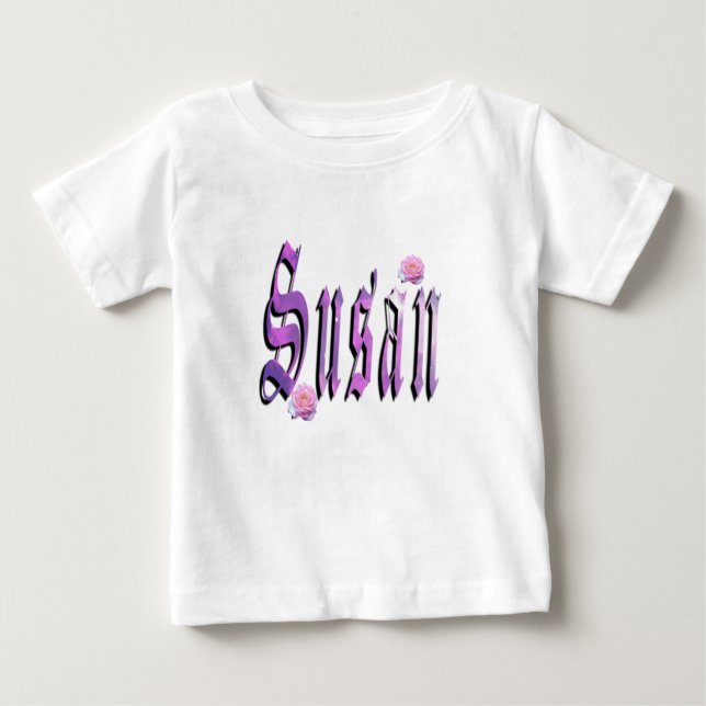 T-shirt Pour Bébé Bébés appelés Susan, (Devant)