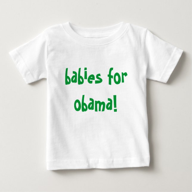 T-shirt Pour Bébé bébés pour obama ! (Devant)