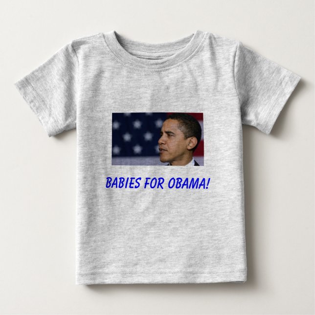 T-shirt Pour Bébé Bébés pour Obama ! (Devant)