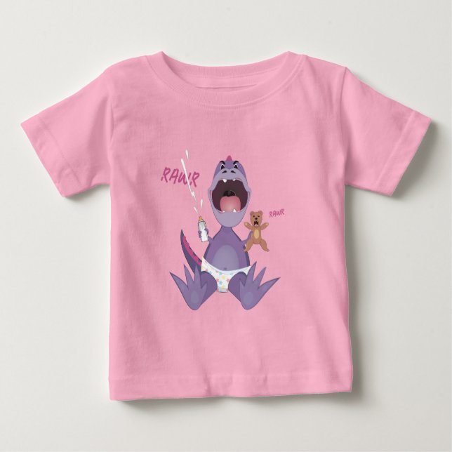 T-shirt Pour Bébé Bébésaurus (Devant)