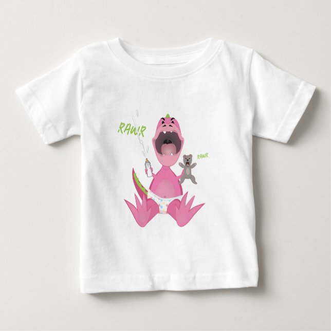 T-shirt Pour Bébé Bébésaurus (Devant)