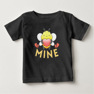 T-SHIRT POUR BÉBÉ BEE MINE - SAINT-VALENTIN DRÔLE JOURNÉE