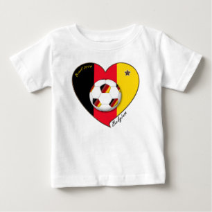 T-shirt Pour Bébé « BELGIUM » Soccer 2014. Football de la Belgiq