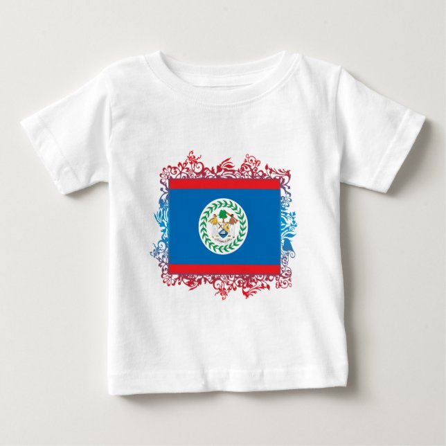 T-shirt Pour Bébé Belize (Devant)