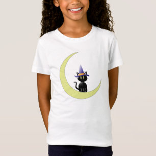 T-Shirt pour bébé Bella équipé / Chat noir
